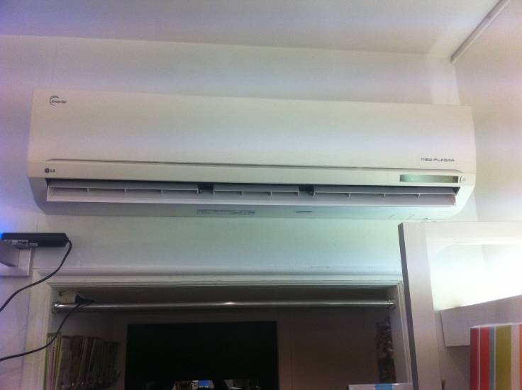 installation climatisation chauffage type monosplit LG dans une carterie à TOULOUSE