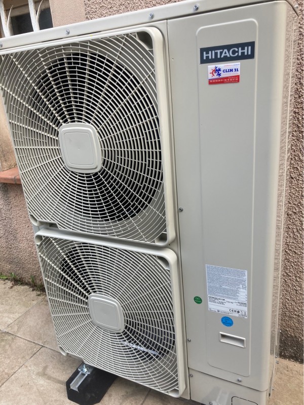 Pompe à chaleur Air/Eau Hitachi basse température  à Toulouse
