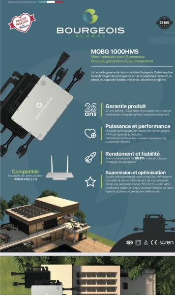 Installation centrale photovoltaïque 3kw/c monophasée 6000€ TTC